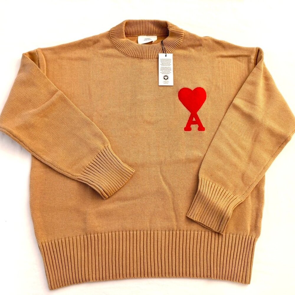 Brand new men's Ami Paris crew neck sweater